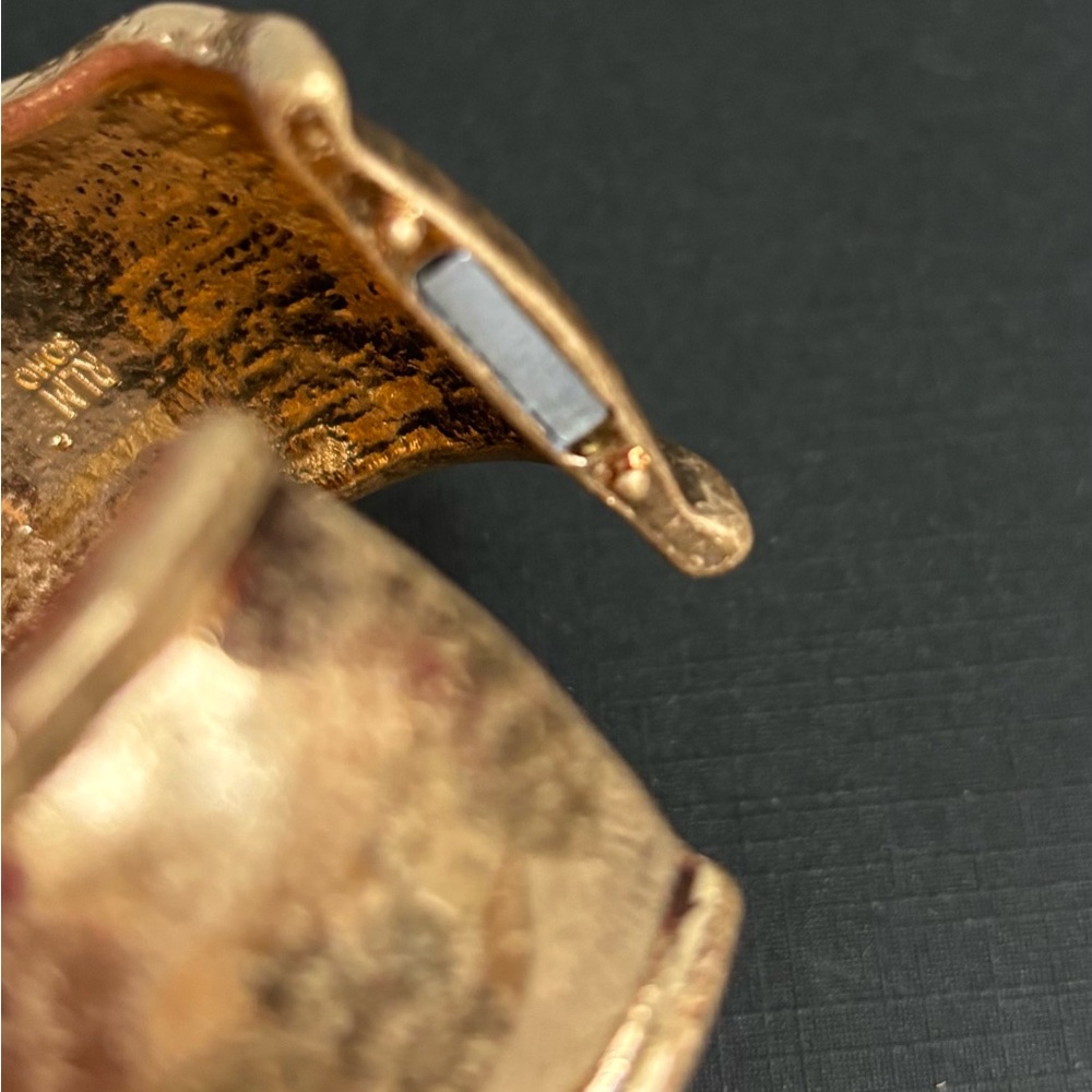 Robert Lee Morris Goldplated Turquoise Stone Bracelet - Picture 14 of 14
